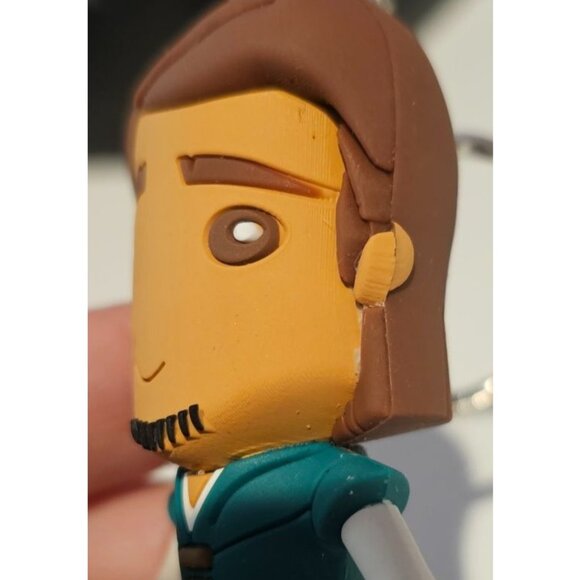 Disney Princess Series 14 Collectors Figural Keyring Flynn Rider Figure Keychain - Picture 3 of 5